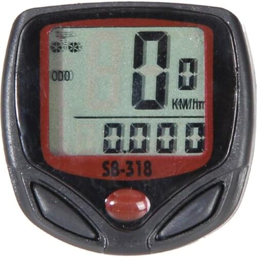 Bike Computer With LCD Digital Display Waterproof Bicycle Odometer Speedometer Cycling Stopwatch Riding Accessories Tool