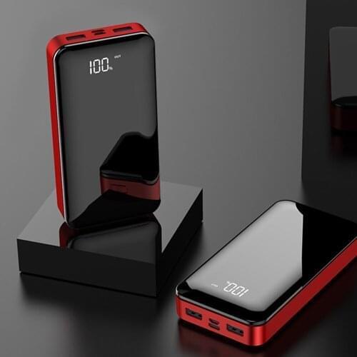 FLOVEME Power Bank 30000 mAh LED Display For iPhone Samsung Big Capacity Fast Charger Portable Poverbank Type C Dual USB Charger