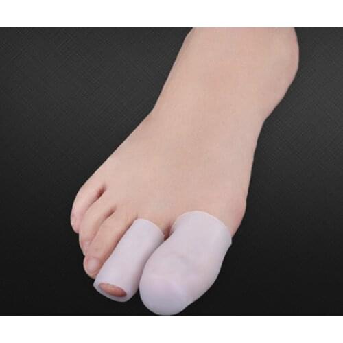 Finger Toe Protector Silicone Gel Cover Cap Pain Relief Preventing Blisters Corns B99