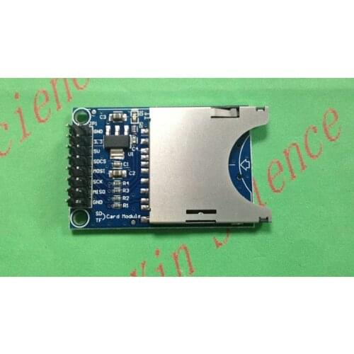 10PCS/LOT Reading and writing module for arduino SD Card Module Slot Socket Reader ARM MCU