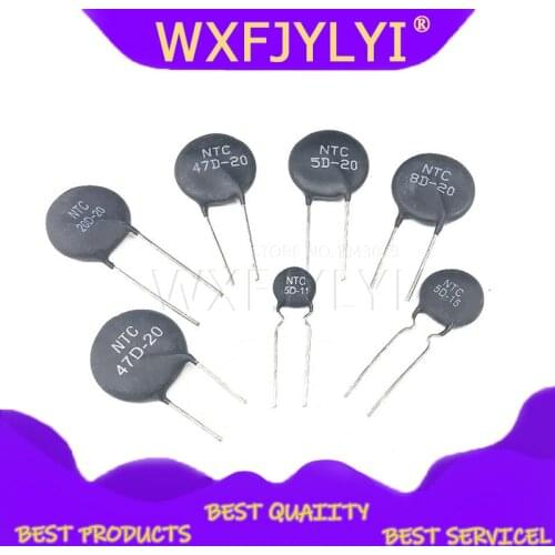 10pcs Thermal Resistor NTC 5D-11 10D-9 10D-11 47D-15 10D-20 10D-13 8D-11 10D-15 5D-15 10D-7 MF11-103 33D-7 8D-12 20D-20 5D-9