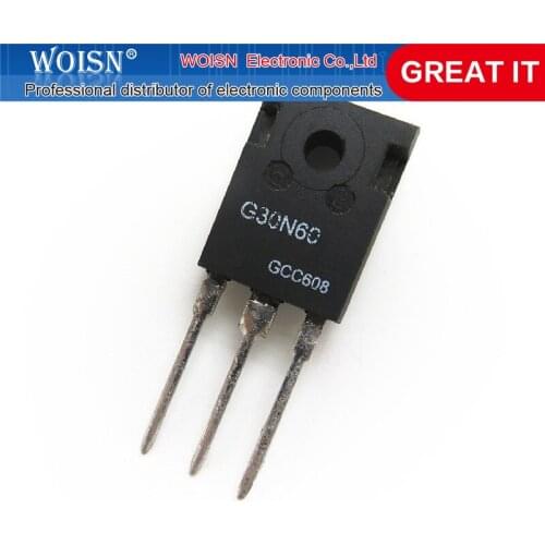 2pcs/lot SGW30N60 G30N60 600V 30A TO-247 new original In Stock
