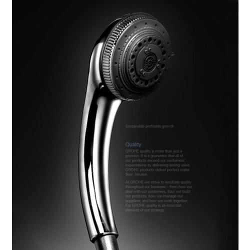 ABS Nozzle Handheld Shower head holder seven function 360 degree rotating pressurization multifunctional Spa rainfall showerhead