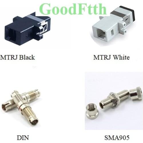 Fiber Adapter Adaptor Coupler MTRJ MT-RJ DIN SMA905 Low Insertion Loss GoodFtth 100pcs/lot