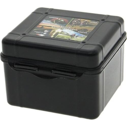 Lighting Accessories Storage Box Flashlight Torch Lamp Case Plastic Fall Waterproof 20*11*4.5cm Black Universal Anti