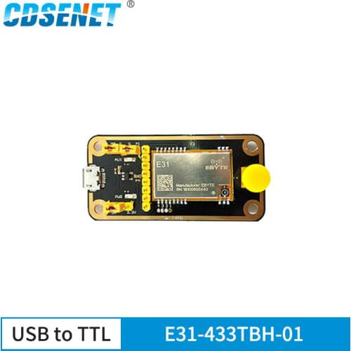 CDSENET USB to TTL Test Board AX5243 30dBm 433MHz FEC IoT Wireless Transceiver Module E31-433TBH-01 CE