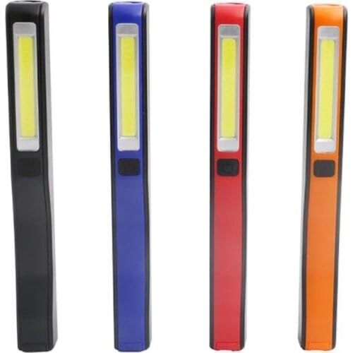 COB LED Work Light, Waterproof IPX4 Mechanic Inspection Lamp Worklight Portable Pen Flashlight with Magnet, for Household, Works
