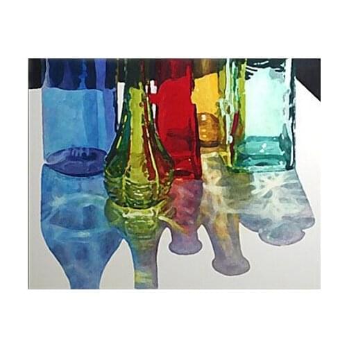 Decorative Art Handmade Oil Painting On Canvas Living Room Home Decor Wall Paintings Abstract Water Color Canvas Painting