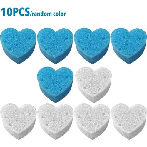 Scum Sponge Heart-shaped oil-absorbing sponge for swimming pool spa and hot tub kitchen cleaning tool new #W