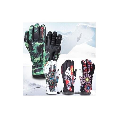 Boodun import new professional ski gloves waterproof jacket warm winter cold wind and waterproof outdoor gloves