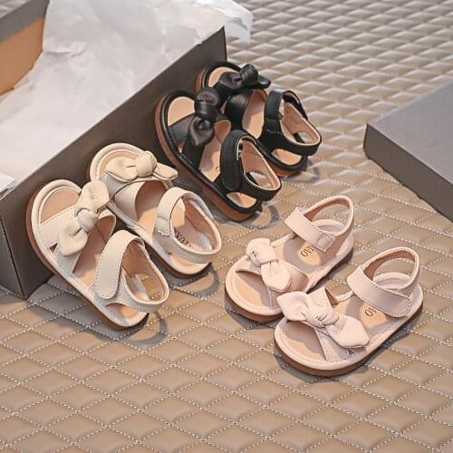 Fashion Bow ChildrenS Sneakers Shoes Dress Beach Sandals Kids For Toddler Girls Baby Party Shoes 2021 For 1 2 3 4 5 6 Year Old