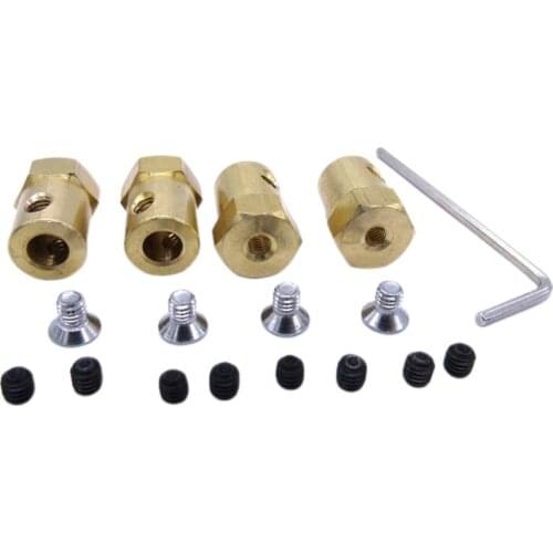 A Set of Rc Model Copper Adapter Tools for 1/10 Model Car Universal Edition Toy Car Collector Model Supplies