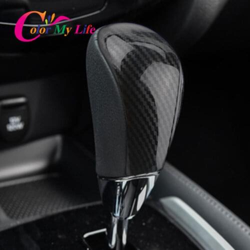 Color My Life Car Gear Head Shift Knob Cover Handball Trim Sticker for Nissan X-trail Xtrail Rogue T32 Qashqai J11 2014 - 2020