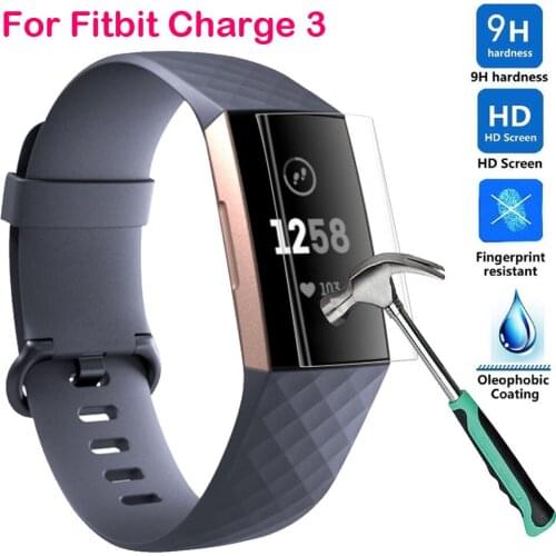 Newest 9H Explosion-proof TPU HD Full Cover Screen Protector Film Scratch Resistan Smart Accessories For Fitbit Charge 3