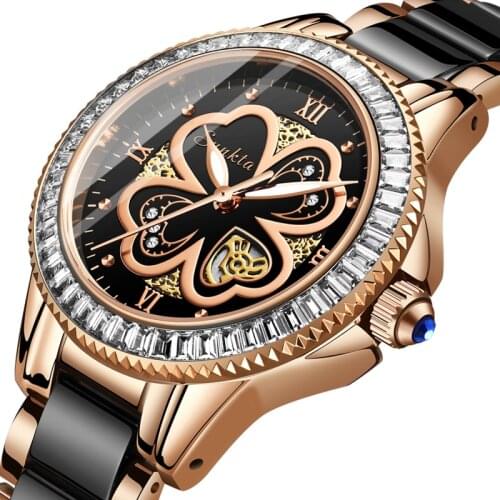 SUNKTA New Rose Gold Watch Mulheres Relógios de Quartzo Das Senhoras Top Marca de Luxo Relógio De Pulso Feminino Relógio Menina