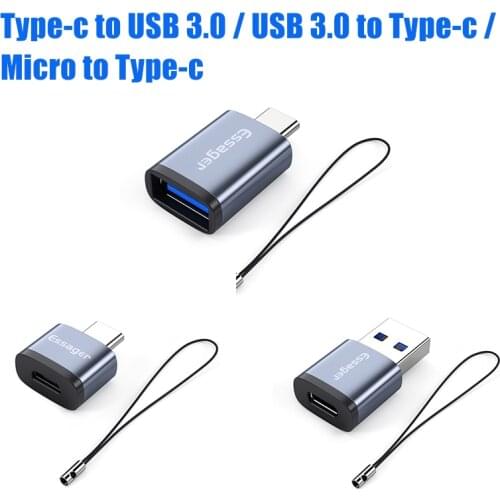 Essager USB Type C OTG Adapter Type-C USB-C Male To USB 3.0 Female Converter For Macbook Xiaomi Mi Samsung USBC OTG Connector