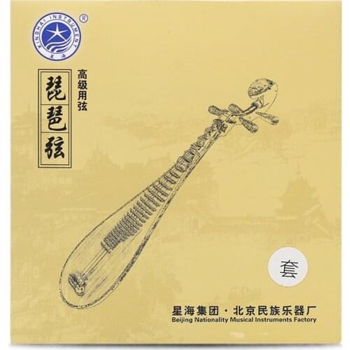 Complete set of high-grade pipa strings