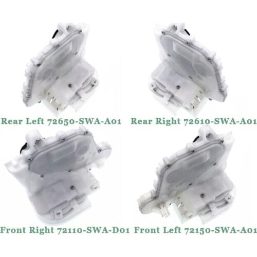 Front Rear Left Right Door Lock Actuator 72150-SWA-A01 72110-SWA-D01 72650-SWA-A01 72610-SWA-A01 For Honda CR-V CRV 2007-2011