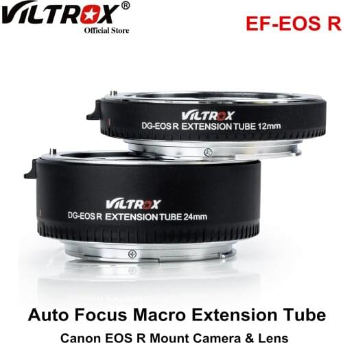 Viltrox DG-EOS R Auto Focus Macro Extension Tube Lens Adapter 12mm+24mm Full frame for Canon EOS R lens to EOS R EOS RP camera