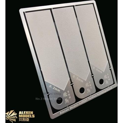 Gundam Military Models Stainless-steel Washable Sanding Board 3 in 1 Plastic Runner Polish Plate Hobby Grinding Tools