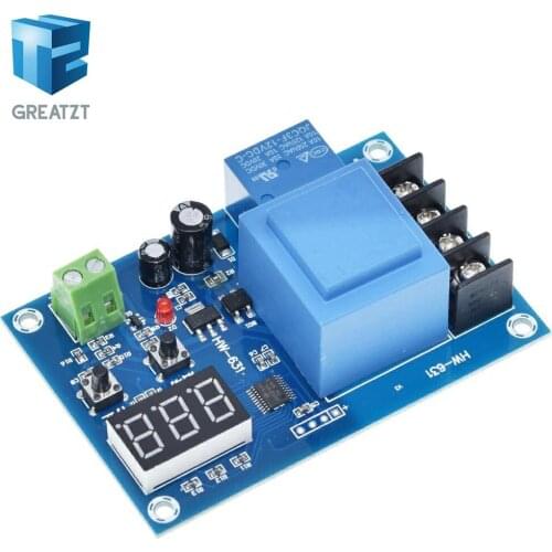 XH-M602 Digital Control Battery Charging Control Module AC 220V Lithium Storage Battery Charger Control Switch Protection Board