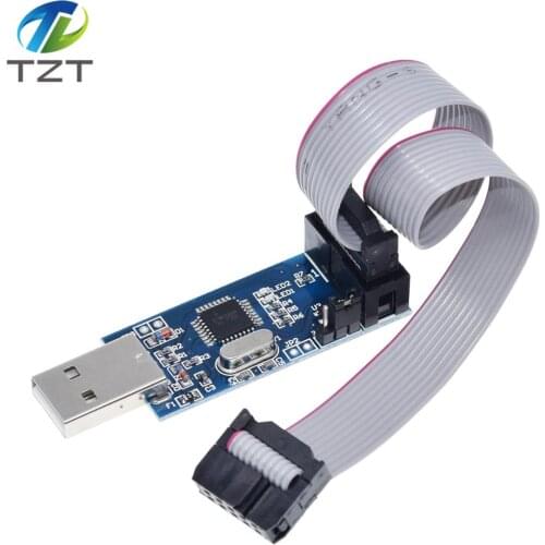 1LOT New USBASP USBISP AVR Programmer USB ATMEGA8 ATMEGA128 Support Win7 64K