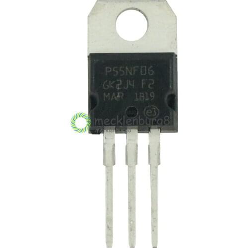 10pcs/lot STP55NF06 TO-220 P55NF06 TO220 55NF06 new MOS FET transistor In Stock