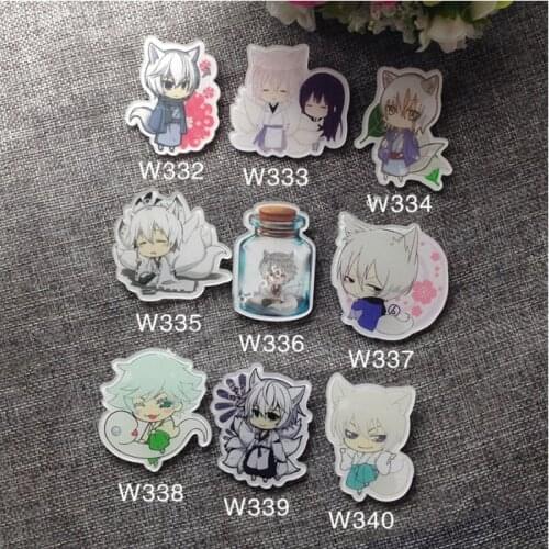 9pcs/set Anime Badge Kamisama Love Kamisama Kiss Tomoe miziki Riricho Miketsukami pin Acrylic Brooch Badge Backpack Brooches