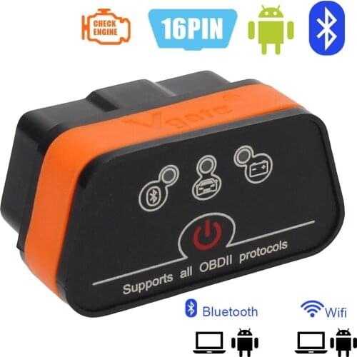 Auto Diagnostic Tool WIFI/Bluetooth ELM327 OBD2 Automotive Diagnostic Scanner Vgate Icar2 For Android Code Reader