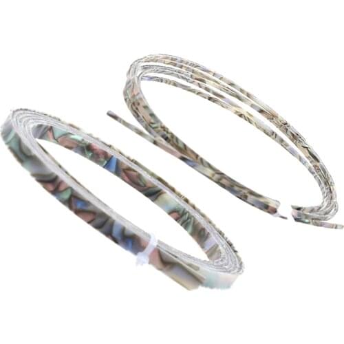 2pcs Celluloid Purfling Strip Width 2/6mm Guitar Inlay Material