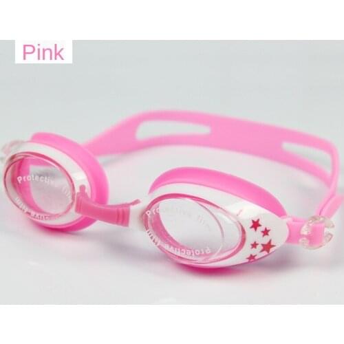 Childrens waterproof and waterproof swimming goggles cartoon boys and girls baby anti-fog and waterproof swimming goggles