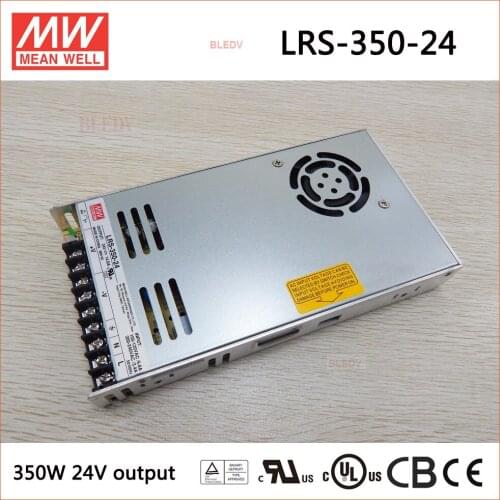 MEAN WELL original LRS-350-24 24v 14.6A meanwell LRS-350 24V 350.4W Single Output Switching Power Supply