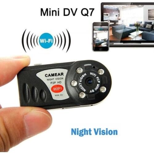 4GB Q7 Mini Camera P2P WiFi Micro DV Security IP Wireless Remote Camera Video Recorder Digital Camera DVR Surveillance Cameras