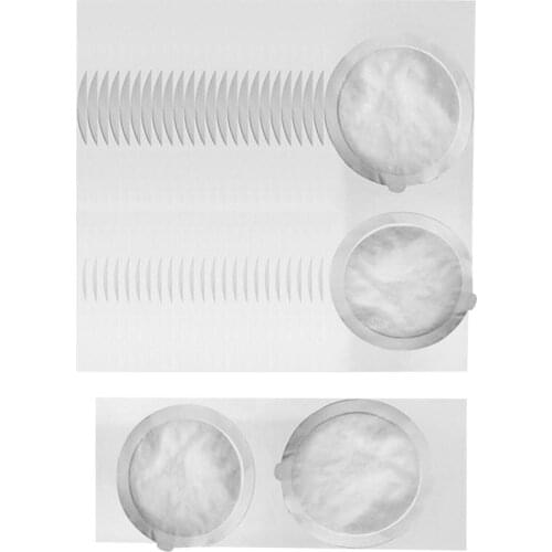 62mm Refillable Nespresso Capsules Sticker Disposable Nespresso Self Adhesive Foil Seal Aluminum Film Lid