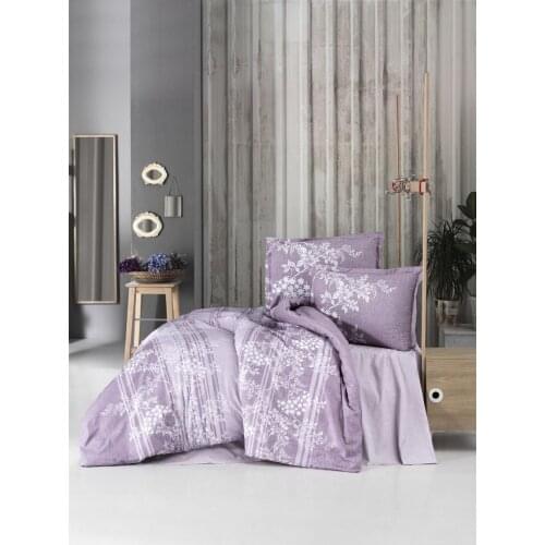 Bova Bed Cover Pink Double Bed Duvet Cover Set %100 Cotton Quality Bedding Set Lux Modern Romantic Bedsheet Duvet 2 Pilowcase