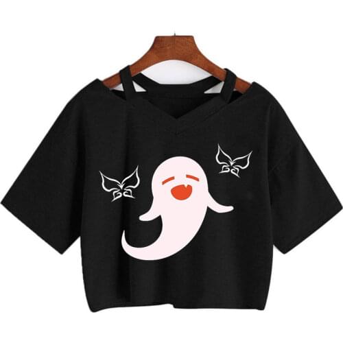 Женские укороченные футболки Ojuiyuhu China At AliExpress