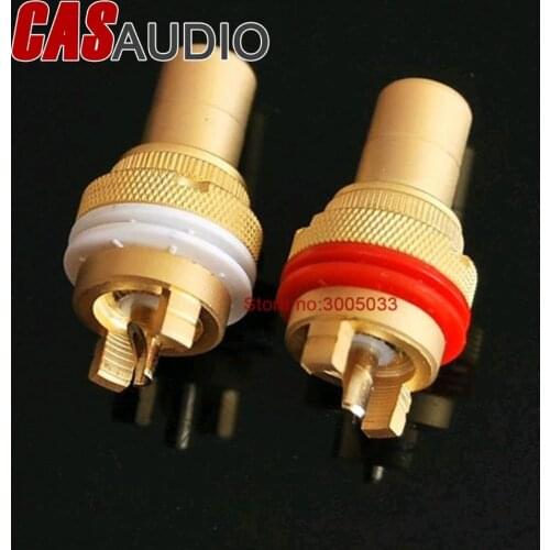 Pair Quality RCA Female Terminal Connector For Audio Purpose Amplifier Preamp DAC