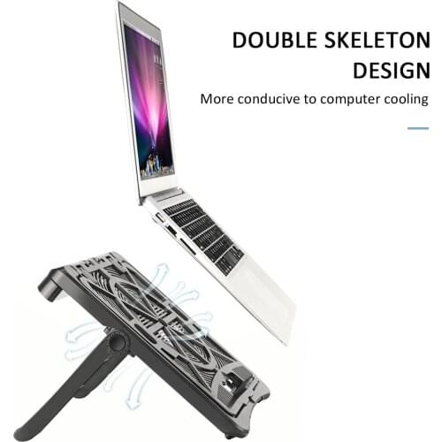 Non-slip Laptop Stand Support Holder Base Laptop Cooling Stand Adjustable Notebook Riser Holder Portable Computer PC Bracket