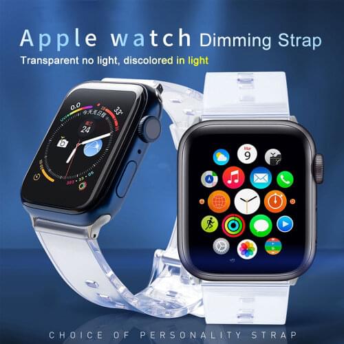 Silicone Strap For Apple Watch Band 44mm 40mm 38mm 42mm Bracelet series 6 Se 5 4 watchband accessories For iWatch Series 3 2 1