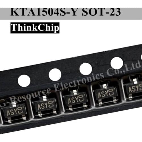 100pcs) KTA1504S-Y SOT-23 KTA1504 SMD PNP Transistor (Marking ASY)