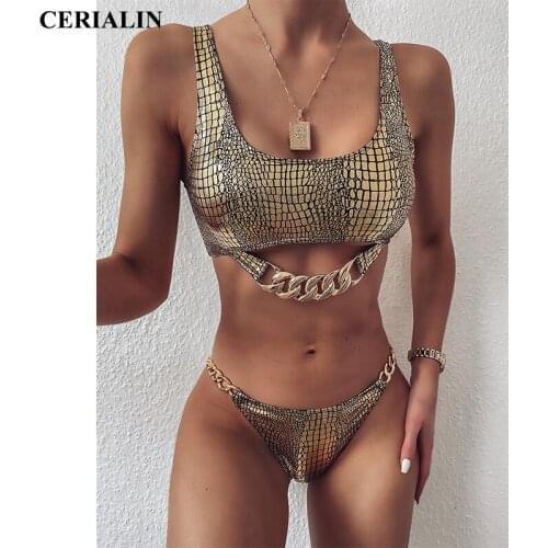Explosions Bronzing Fbric Female Swimsuit Ladies Hot Sale Bikini Set Swiming Suit High Quality Swimwear Fashion Sexy Beachwear