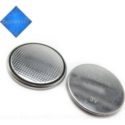 2pcs/lot CR2016 3V button battery alarm car remote control key battery electronic dictionary In Stock