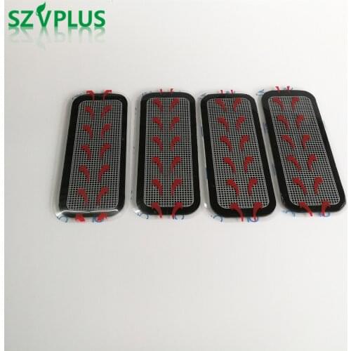 20pc/lot Rectangle Self Adhesive Electrodes Pad For EMS Tens ABS Belt Gel Pads Replace Pads Acupuncture Digital Therapy Massager