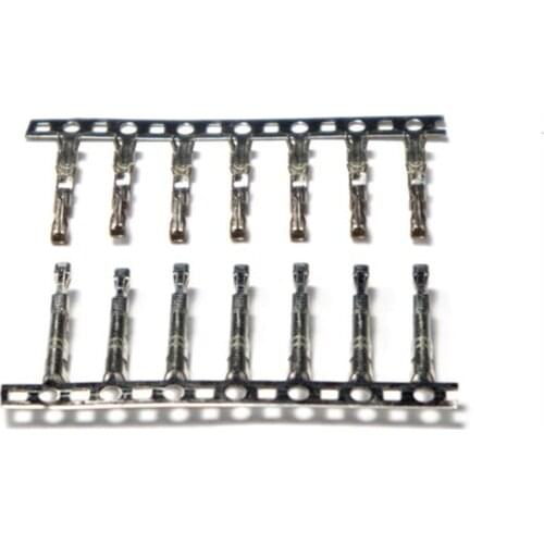 50pcs/Lot MX2.54 terminal for DuPont with lock Rubber Shell Buckle Plug 2.54mm pitch Female Terminals