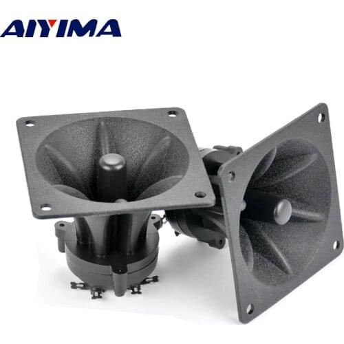 AIYIMA 2PC Tweeters 85MM Piezoelectric Tweeter Loudspeaker 150W Ceramic Buzzer Treble Square Audio Speaker