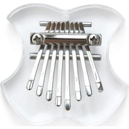 8-key/17-key acrylic finger piano, transparent and fast learning songbook professional thumb piano beginner finger keyboard