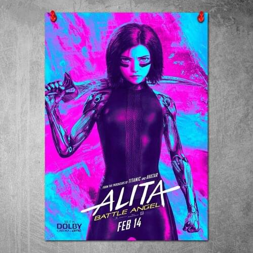 Alita Manga Art Painting Poster and Prints Canvas Wall Pictures for Living Room Home Decor No Frame