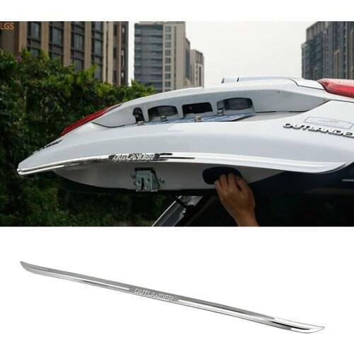 For Mitsubishi Outlander 2013-2018 stainless steel rear trunk door decorative strip tailgate styling strip Car styling