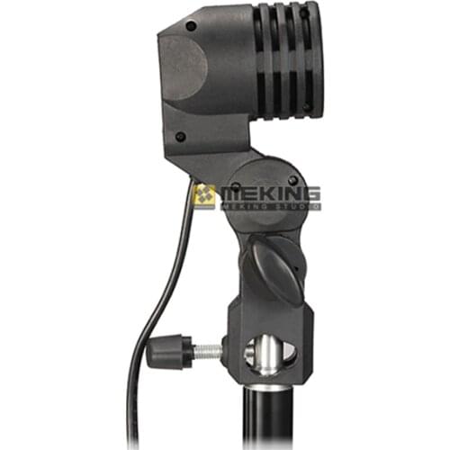 Meking Single Head Bulb Holder E27 Socket Flash Umbrella Bracket Photo Lighting Bulb Holder For Photography Studio Accessories