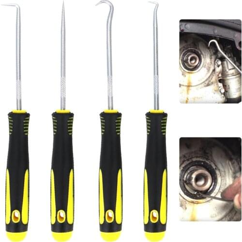 DIYWORK Car Oil Seal Hook Hand Tool Set O-Ring Seal Remover Pick Set 4 piece/set Car Hook